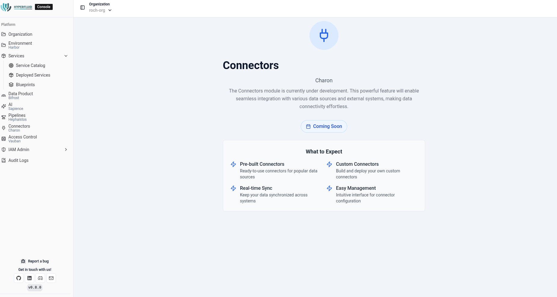 Charon Data Ingestion Interface
